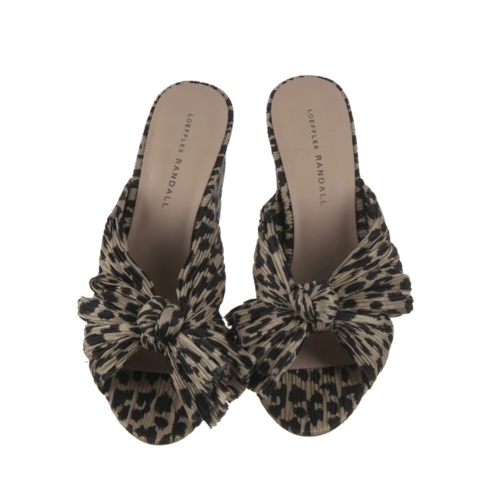 Loeffler Randall leopard Penny mule SZ 7.5